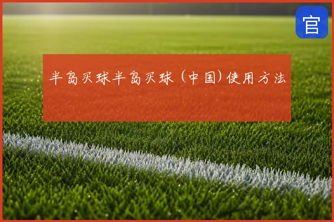 半岛买球半岛买球 (中国)使用方法